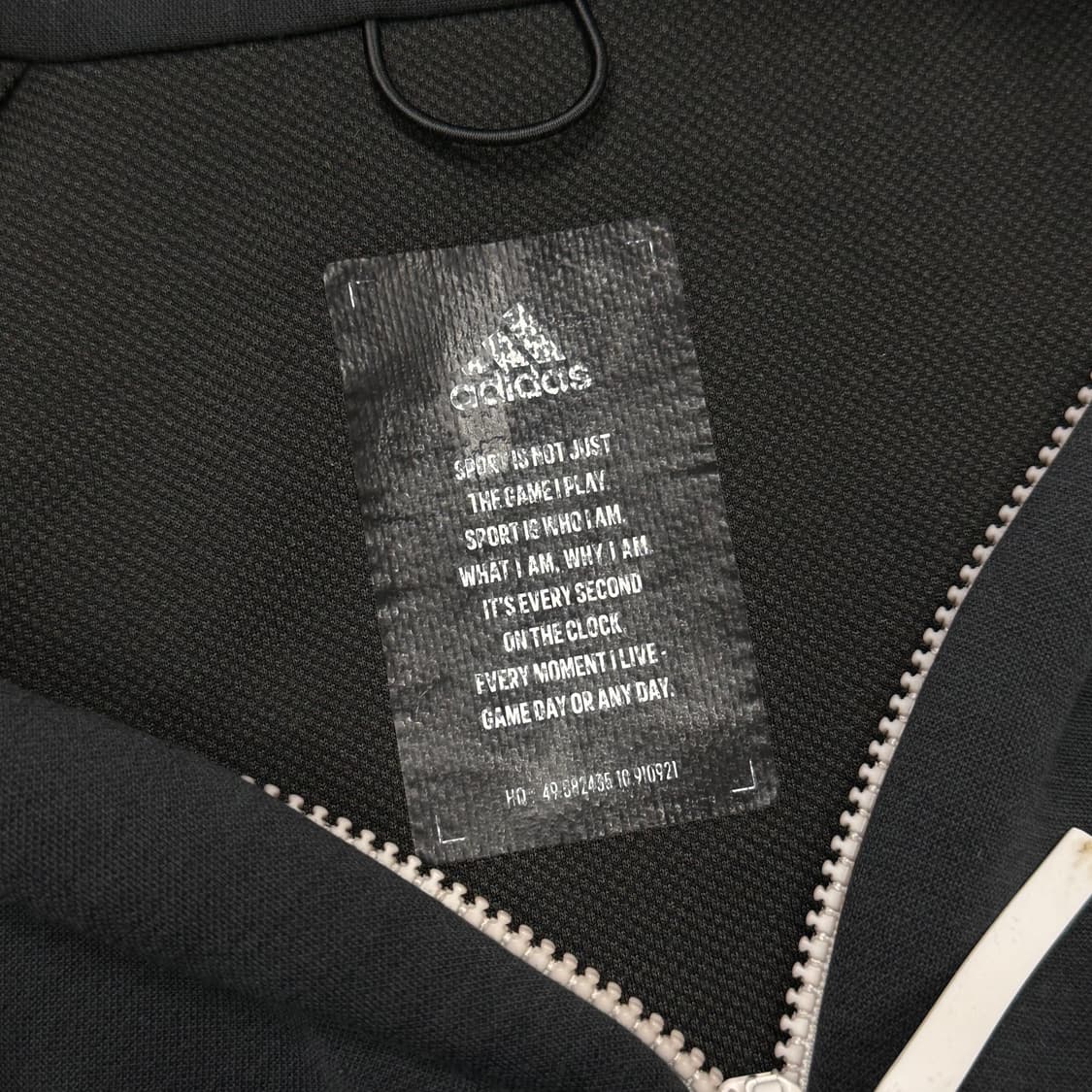 [M] 아디다스 블랙 후드집업 상품이미지6