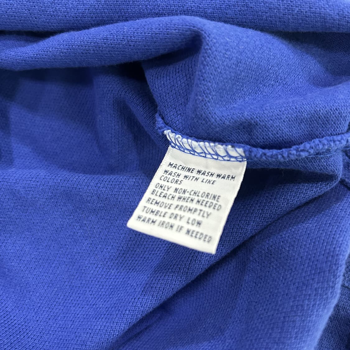 폴로 랄프로렌 블루 반팔 폴로티 숫자3 패치 s 상품이미지4