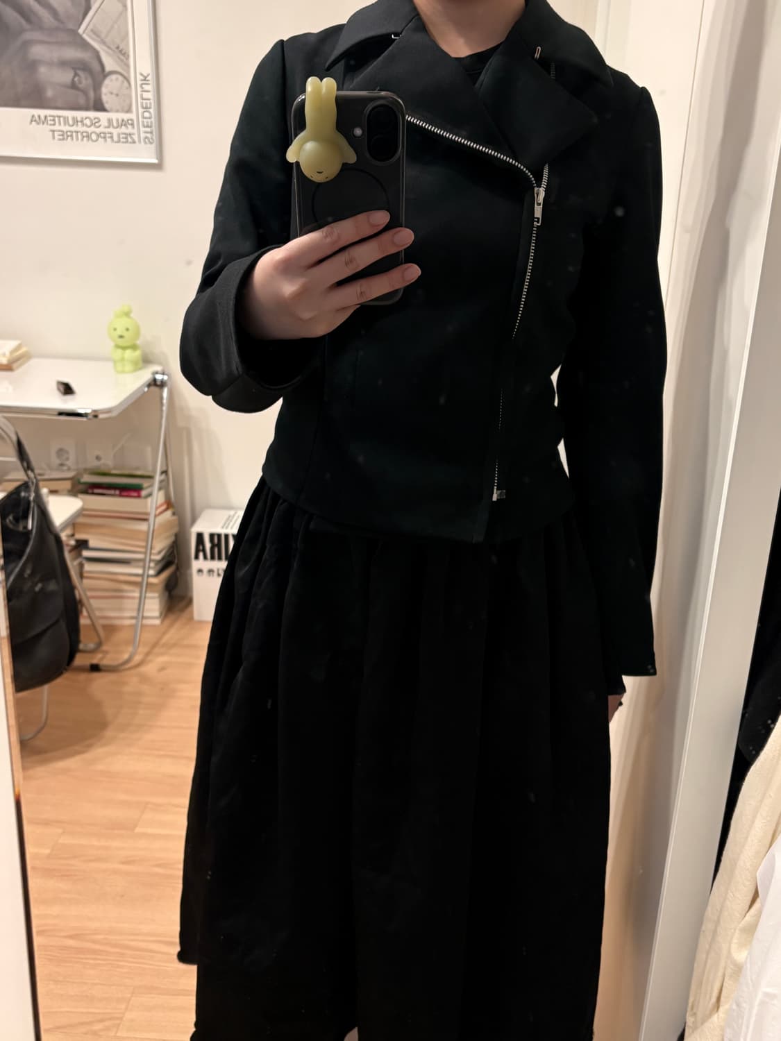 꼼데가르송 레이온 라이더 자켓 상품이미지7