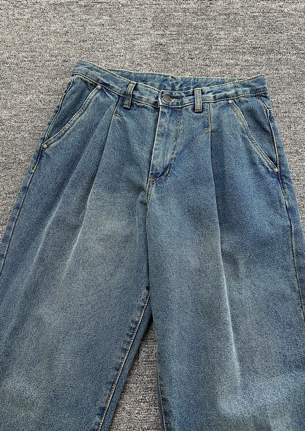 디미트리블랙 원턱 와이드 데님 30인치  상품이미지4