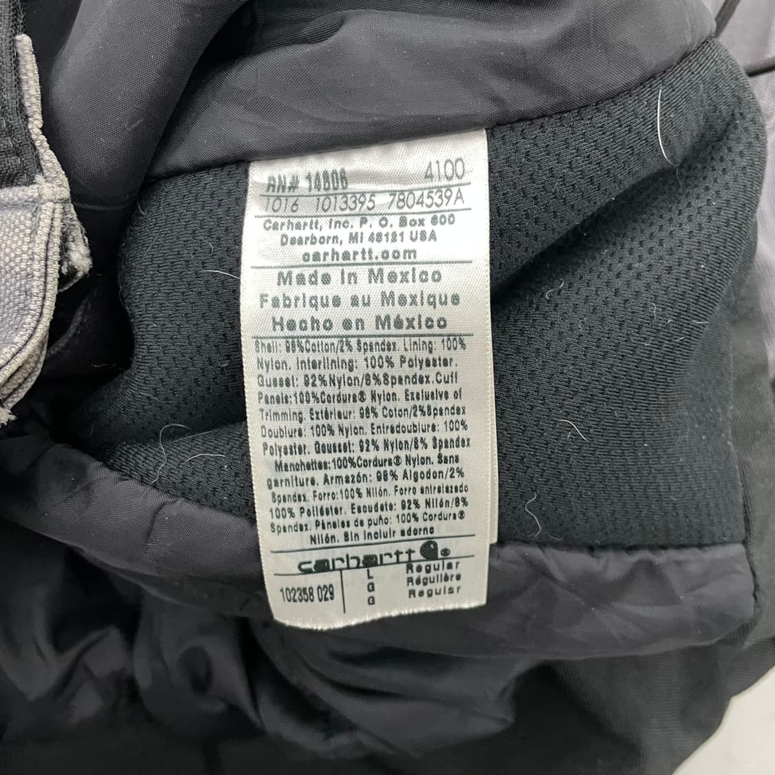 칼하트 OG 페이딩 캔버스 후드 워크자켓 상품이미지5