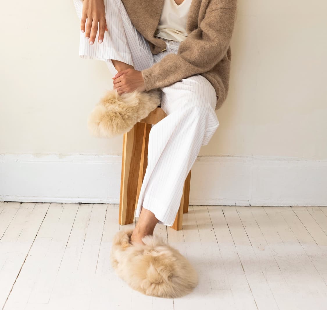 페루 알파카 테디베어 & 슬리퍼 세트 상품이미지3