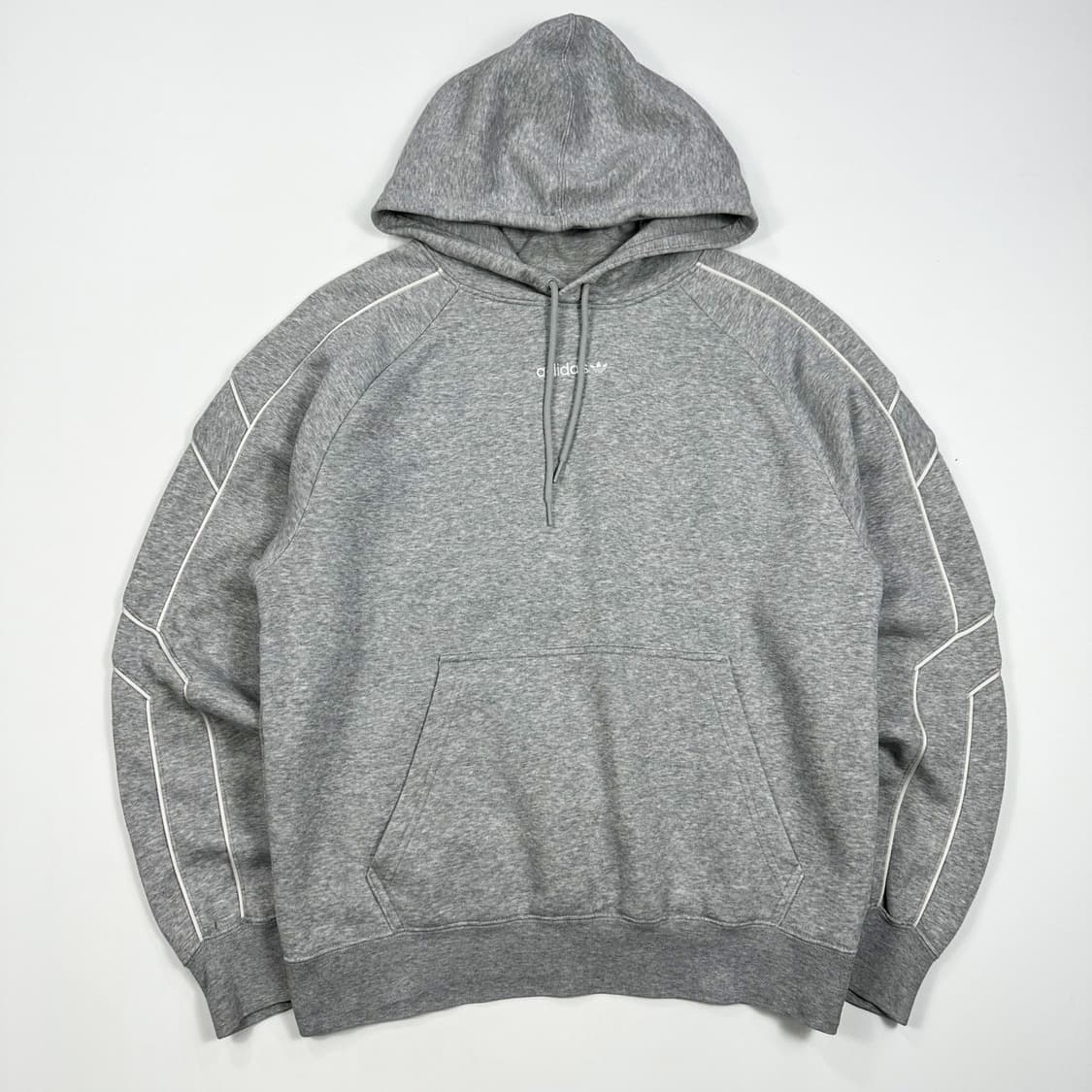 아디다스 트레포일 그레이 후드티 (L) 상품이미지2