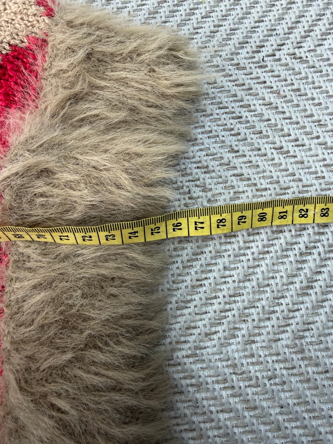 정품) 앤더슨벨 아가일 니트 스웨터 L 상품이미지10