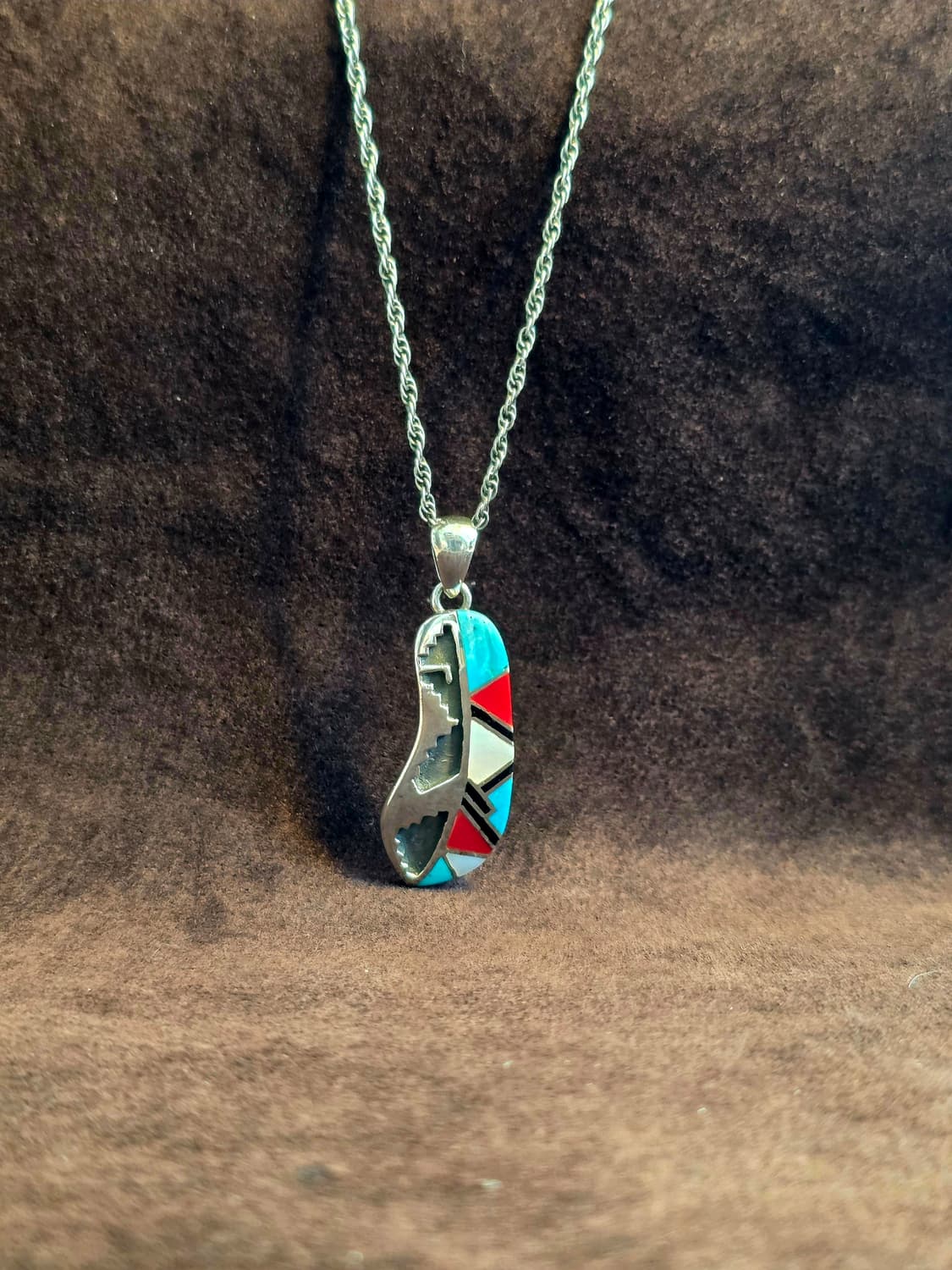Silver925 Navajo Inlay stone nacklace 상품이미지5