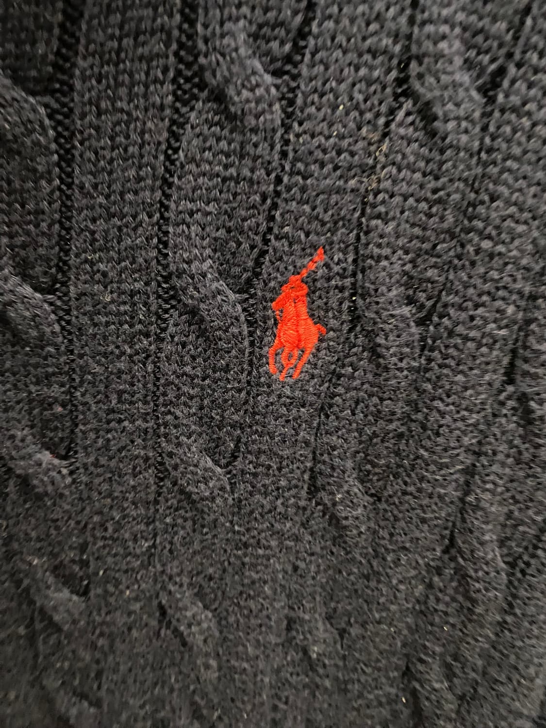 폴로 랄프로렌 케이블니트 네이비 상품이미지6