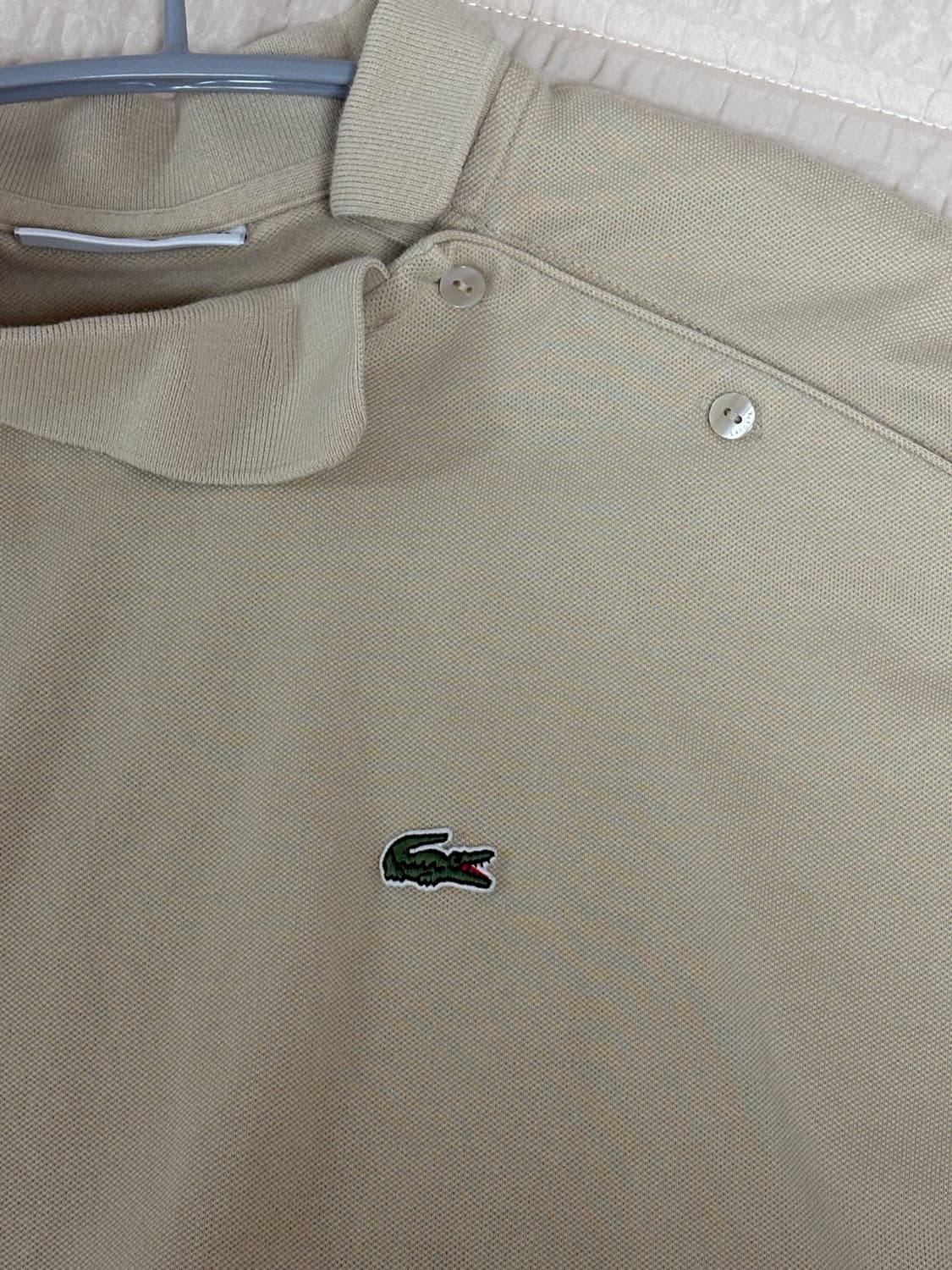 급) 라코스테 사선 카라티 베이지 36사이즈 상품이미지2