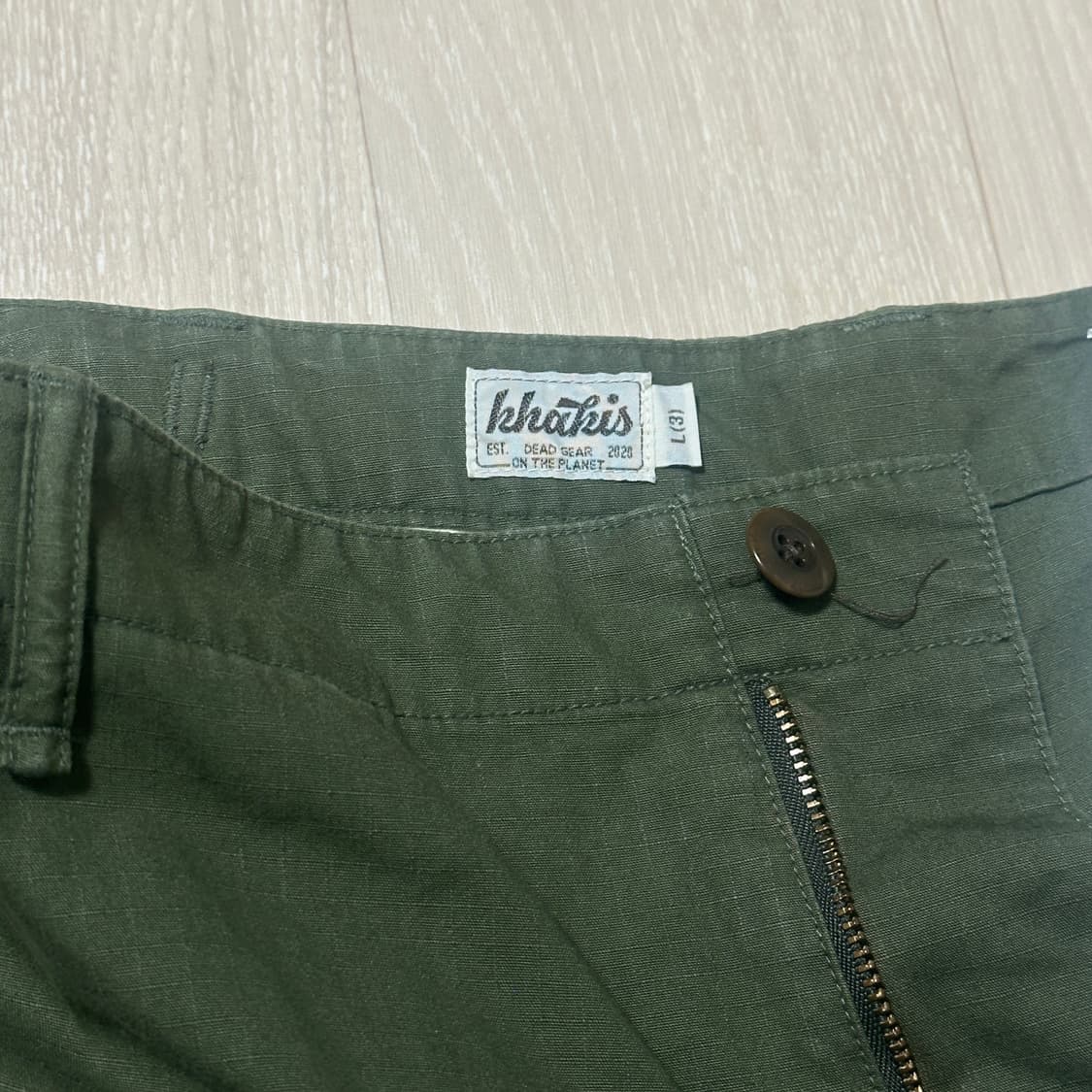 L 카키스 스탁 g2 카고팬츠 올리브 상품이미지3