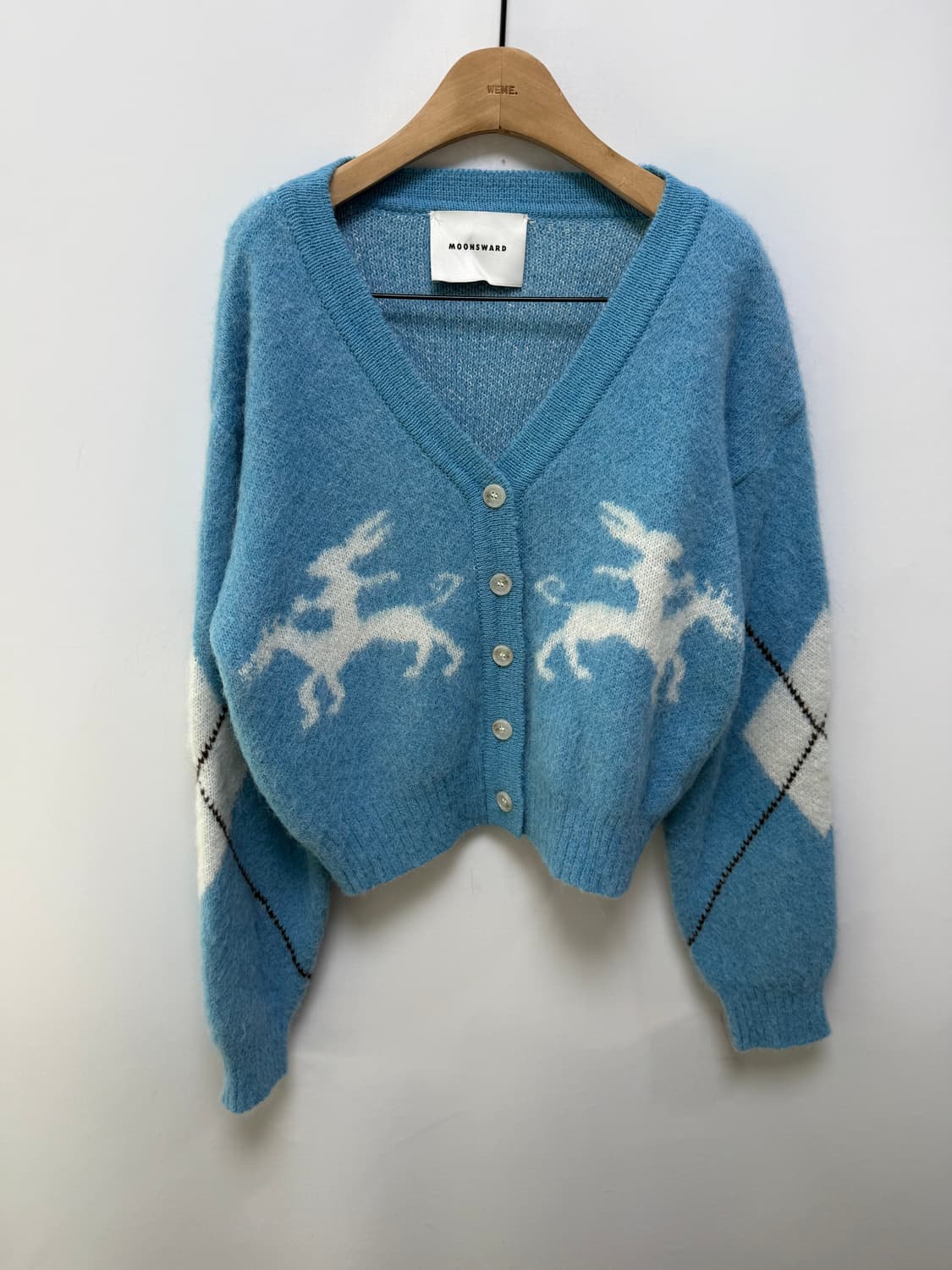 문스웨드 스카이 레빗 알파카 가디건 상품이미지1