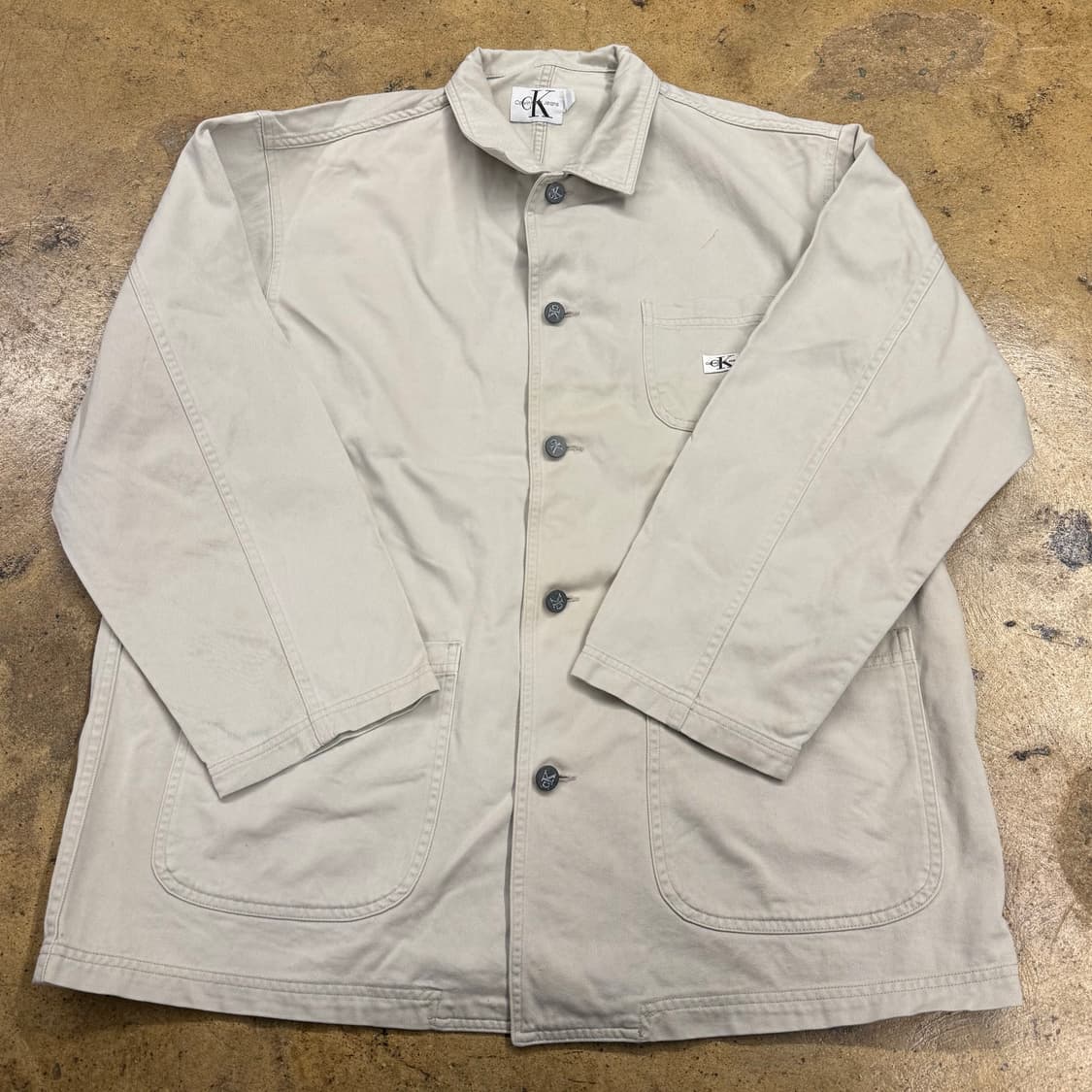 [정품] 캘빈클라인 베이지 워크 자켓 b15 상품이미지2
