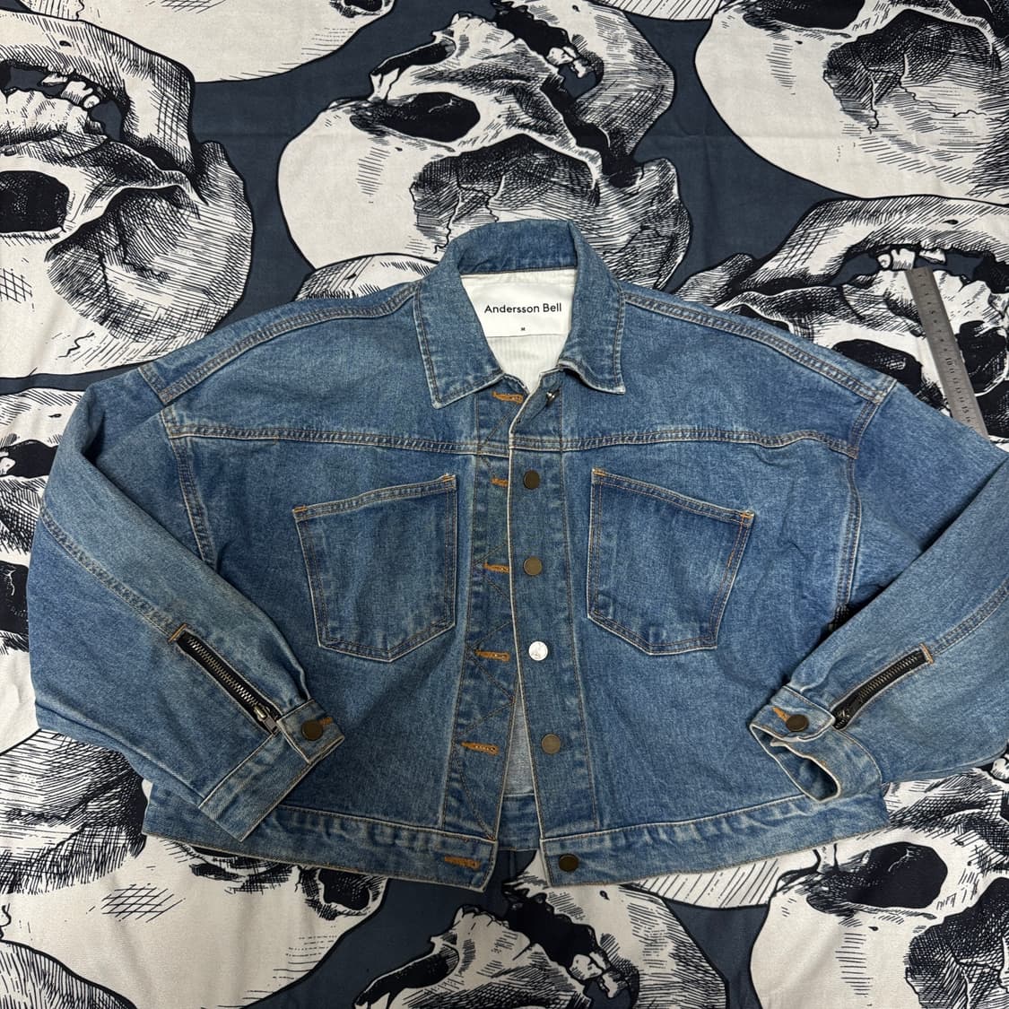 앤더슨벨 데님 여성 숏자켓 M사이즈  상품이미지1