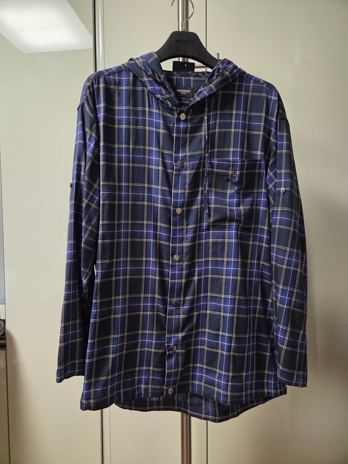 송지오옴므 후드 셔츠 자켓 상품이미지1