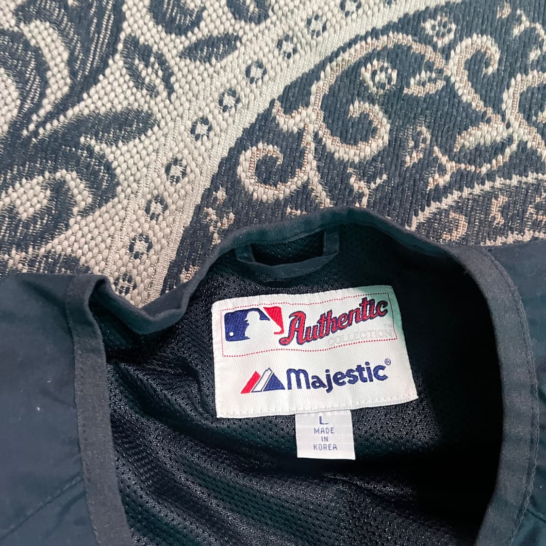 L 마제스틱 뉴욕양키스 반팔 웜업/W2661 상품이미지4
