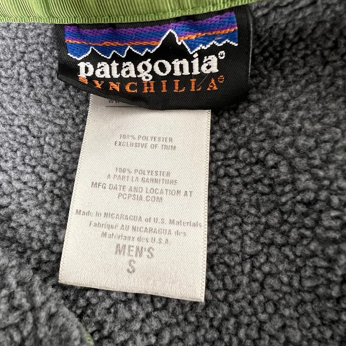 13FW 파타고니아 신칠라 스냅-T 그레이/블루 상품이미지4