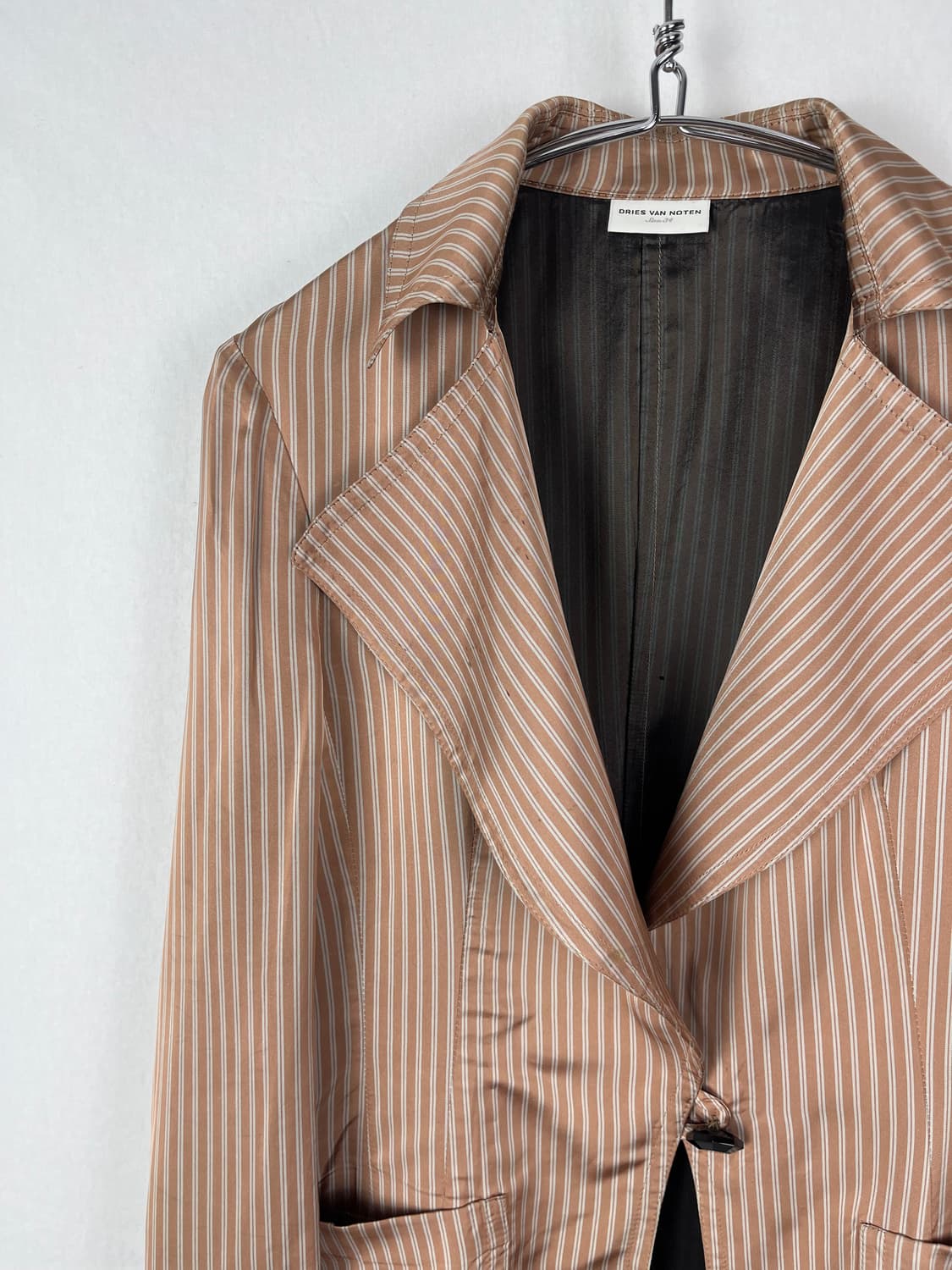 Dries Van Noten 비스코스 스트라이프 자켓  상품이미지3