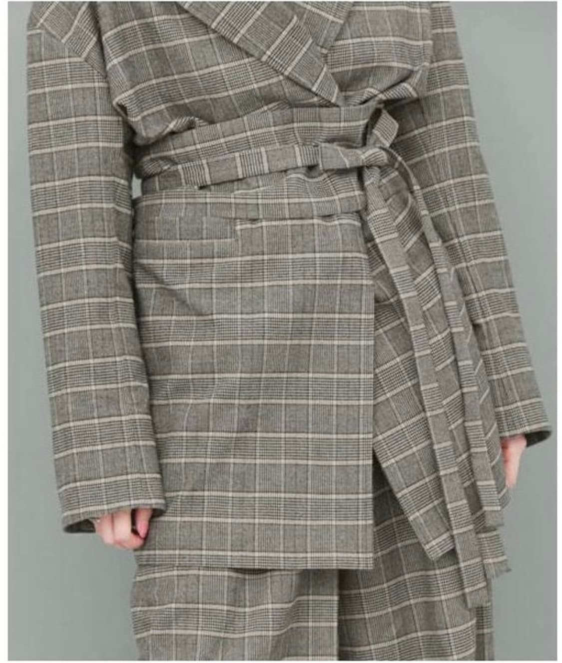 KBF 체크 오비벨트 상품이미지1