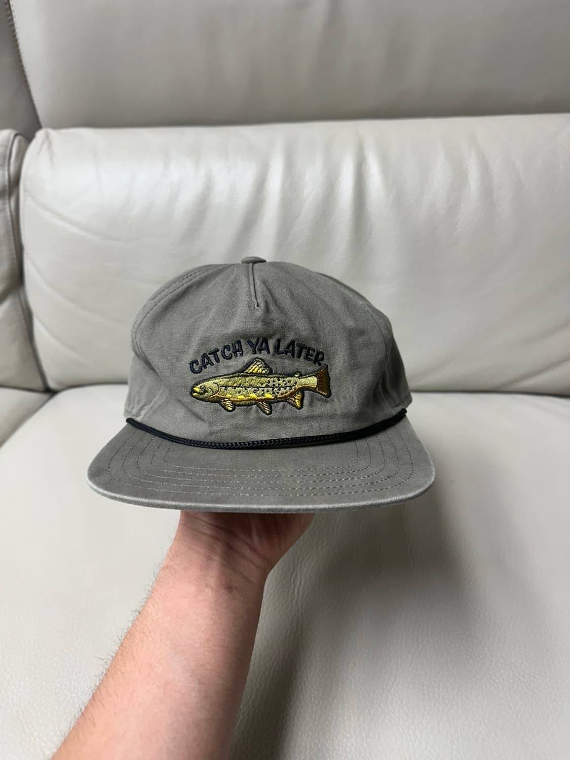 Coal 물고기 자수 모자 상품이미지1