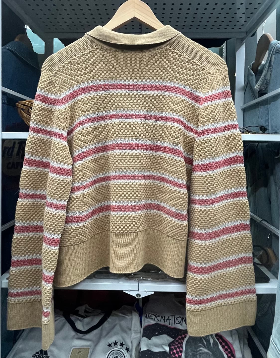 SYSTEM 스트라이프 니트 가디건 상품이미지5