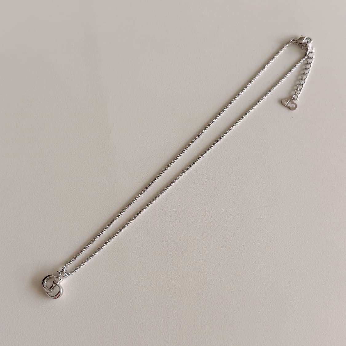 빈티지 디올 CD 큐빅 목걸이 상품이미지7