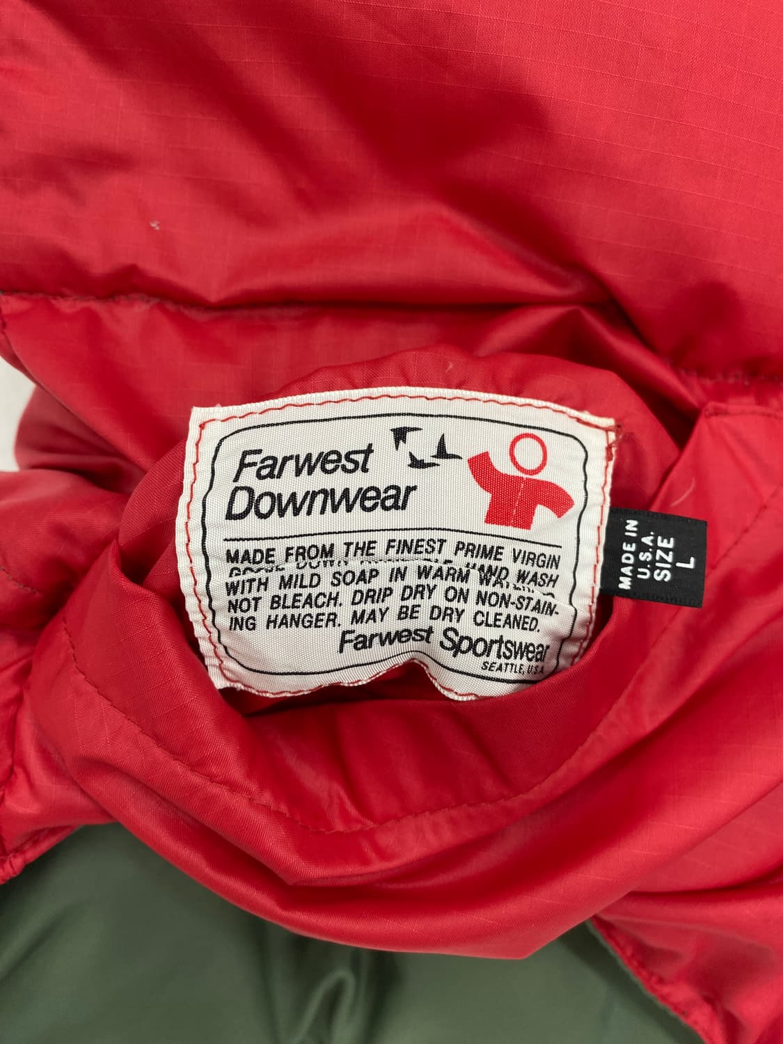 7-80's Farwest Downwear 양면 다운 베스트 상품이미지9