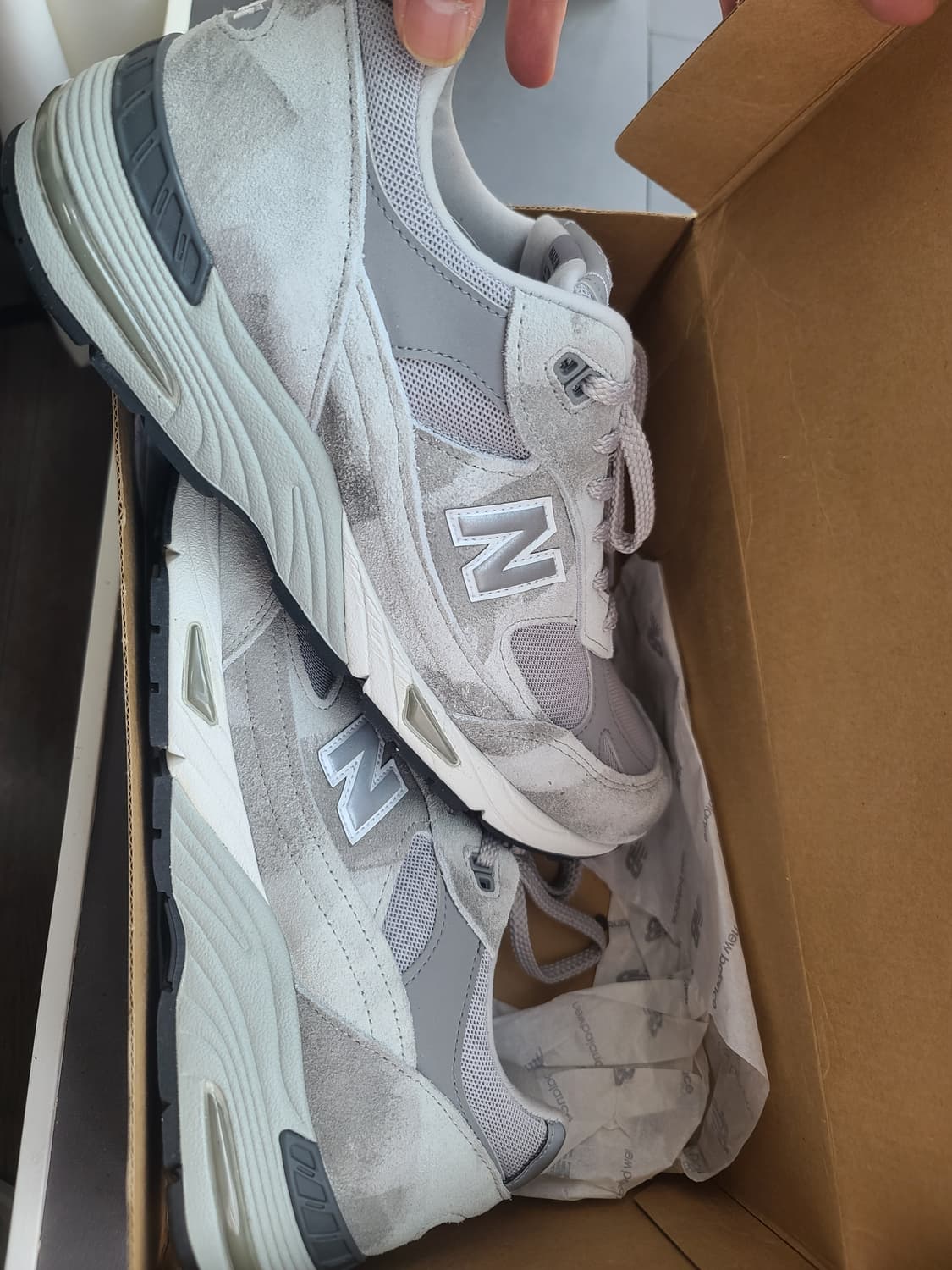 뉴발란스 991 PRT 워시드그레이 us11 상품이미지2