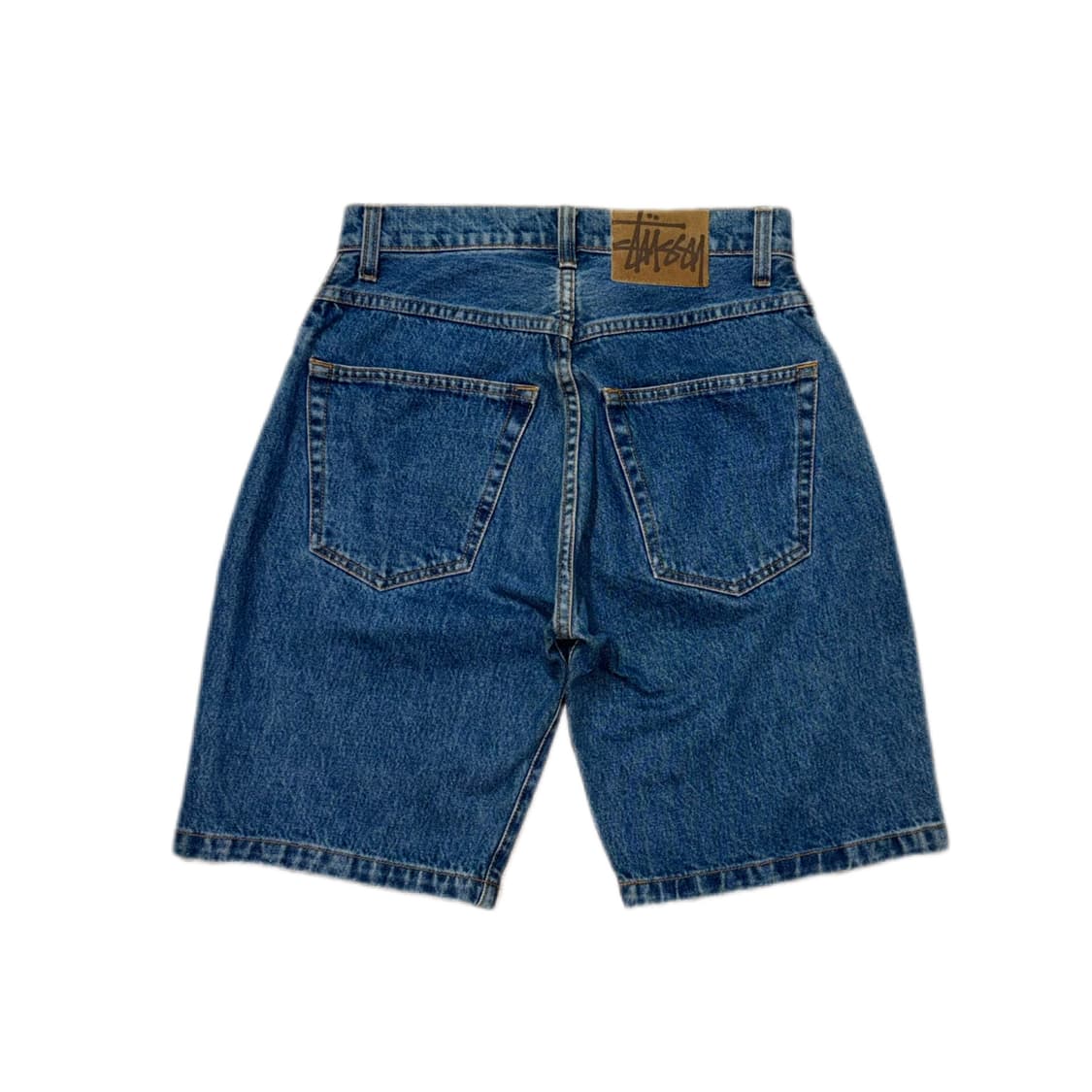 90‘s stussy denim half pants USA 상품이미지4