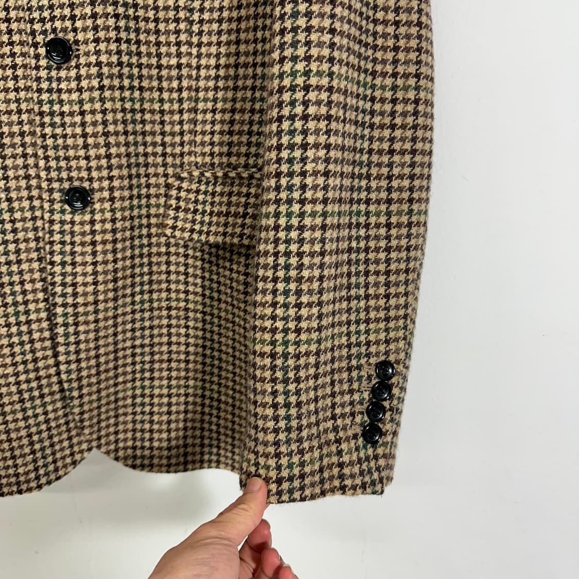 S 95 WE11DONE 웰던 하운드투스 체크 블레이저 상품이미지3