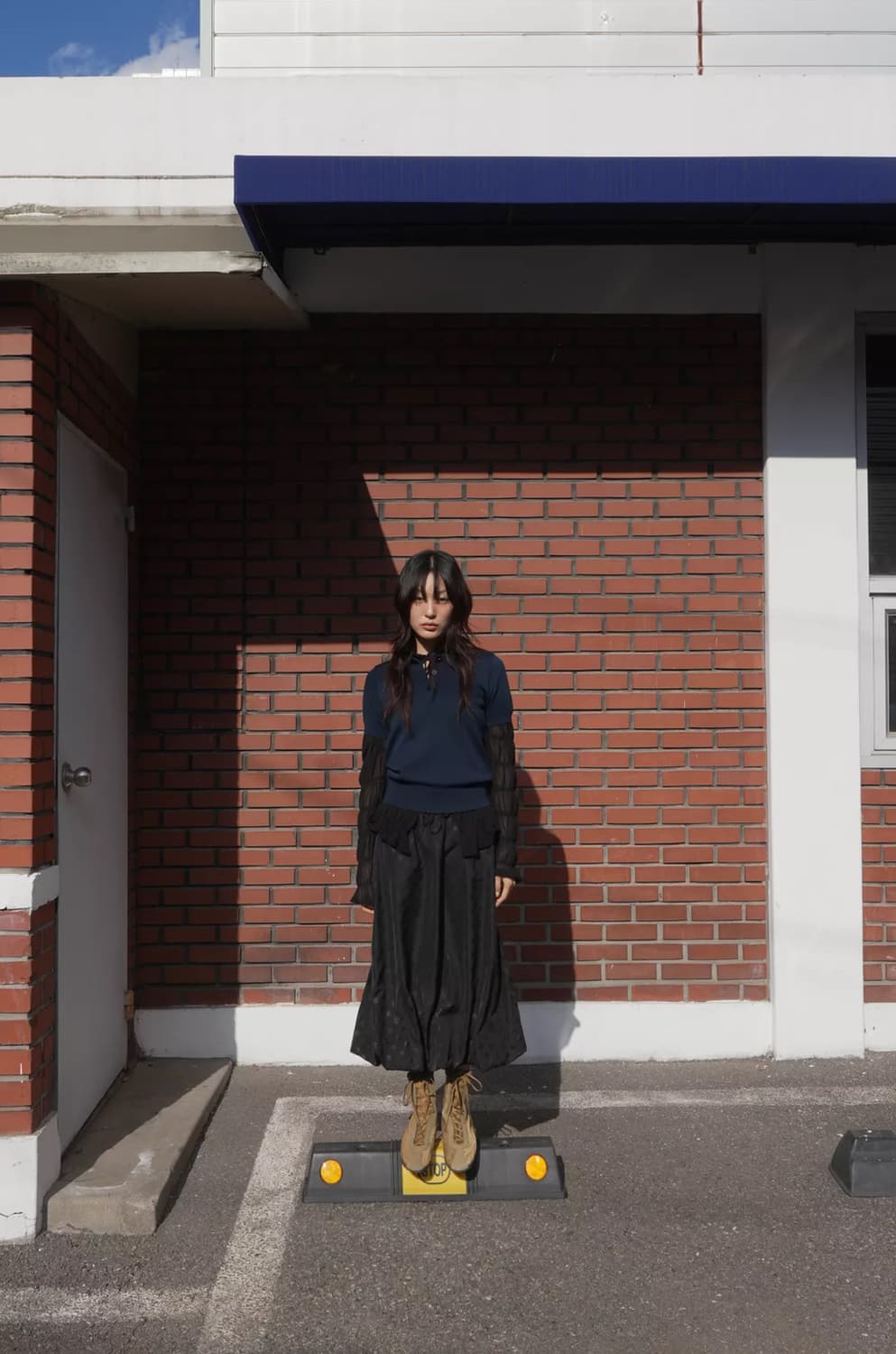 [M] 자라 도트 벌룬 미디 스커트 상품이미지4