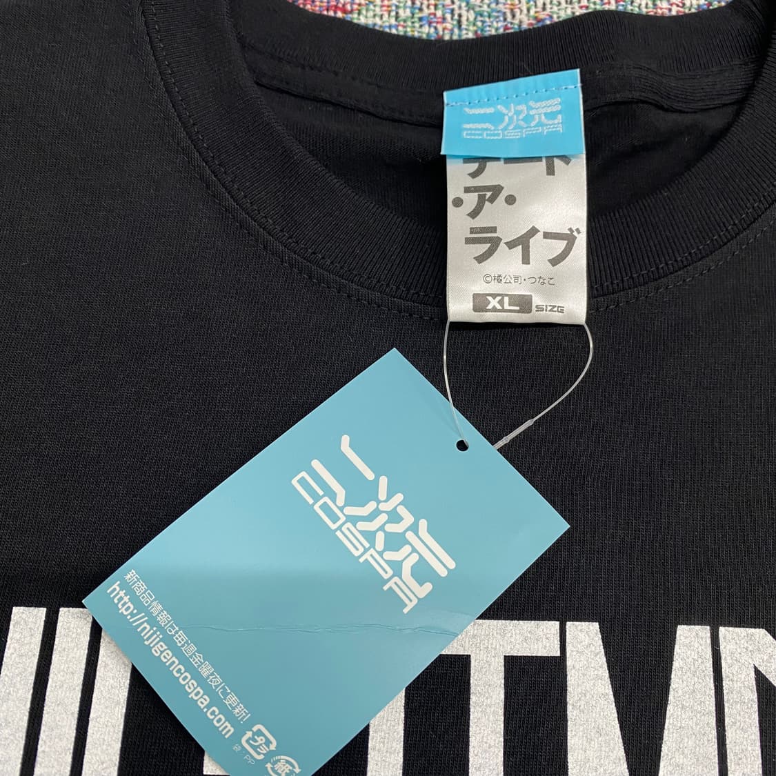 코스파 데어라 데이트어라이브 오피셜 애니메이션 티셔츠 상품이미지3