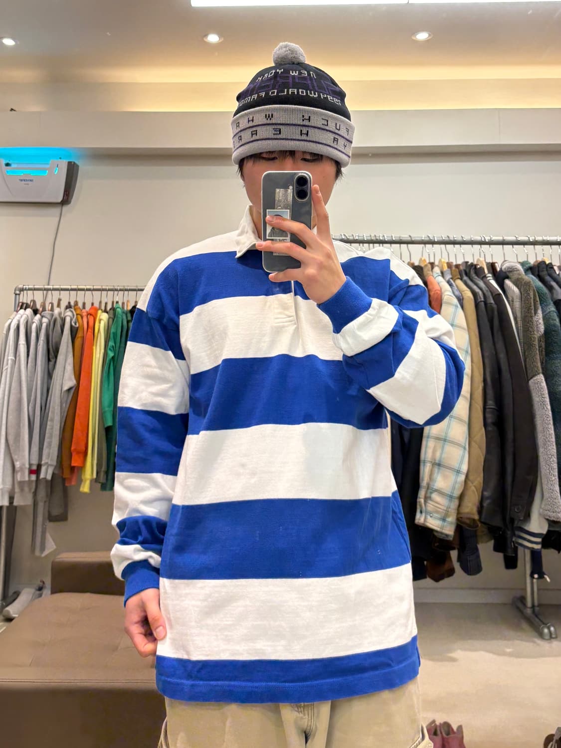 컬럼비아 니트 럭비티 상품이미지8