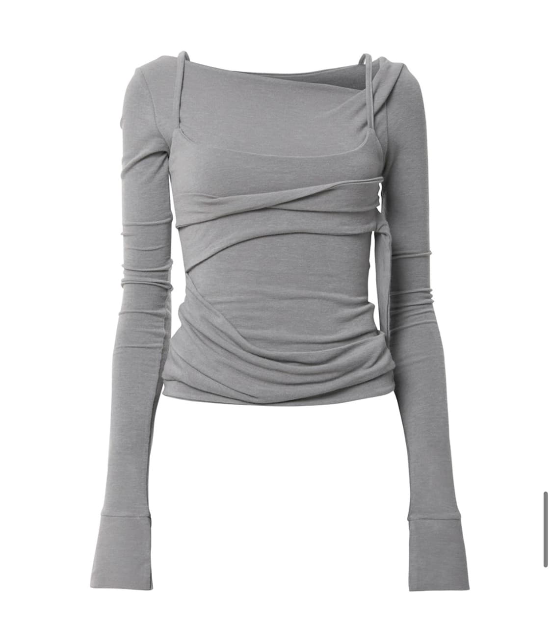 FLARE UP Layered Bustier Long Sleeve 상품이미지3