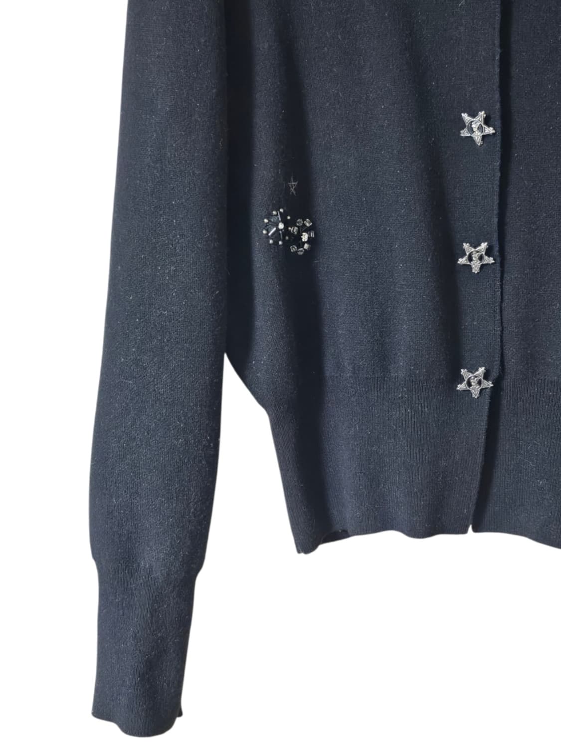 블루밍 자수 비즈 니트 가디건 F / 유니크 포인트 / 상태좋음 상품이미지4