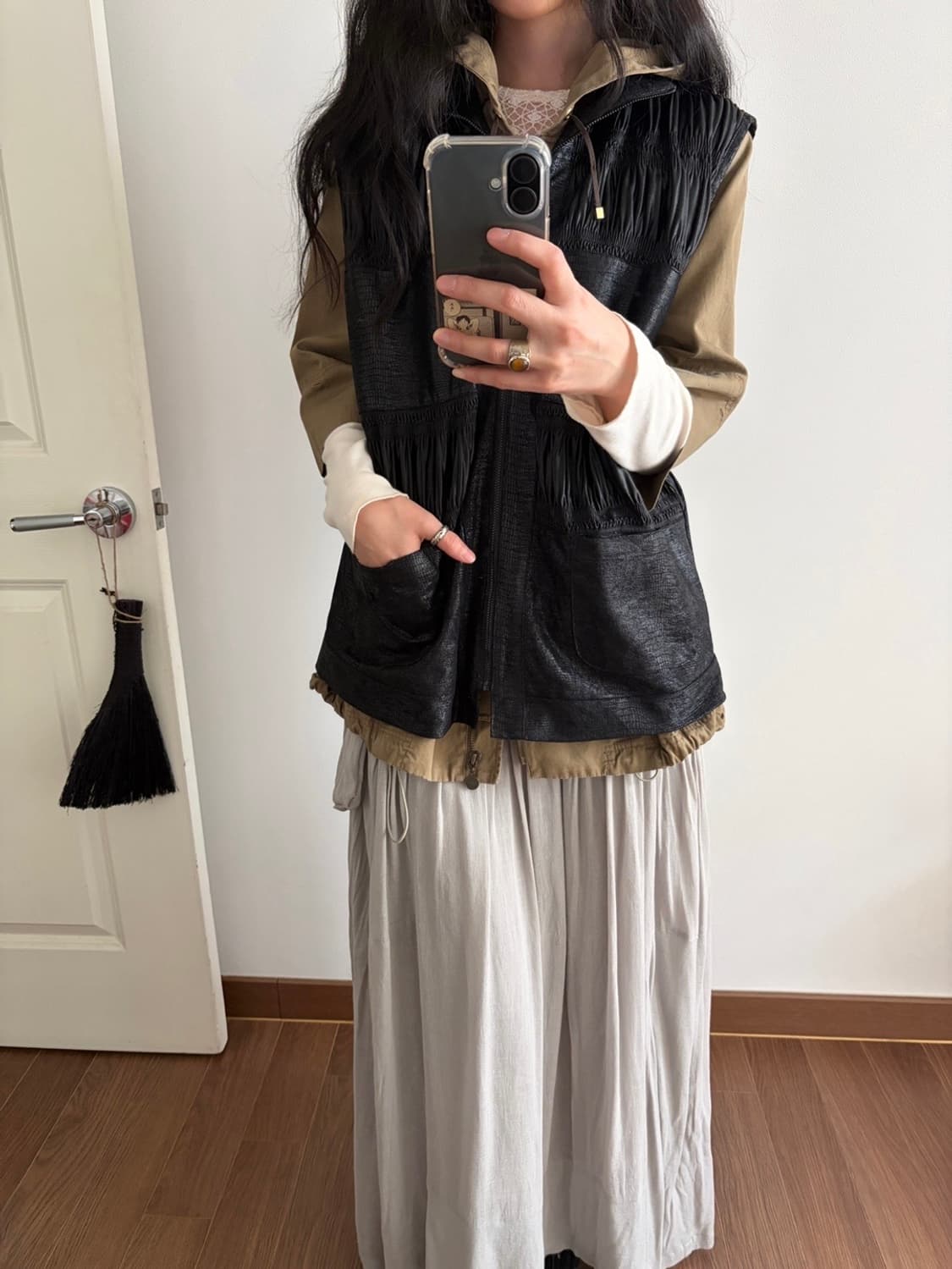 shirring vest 상품이미지6