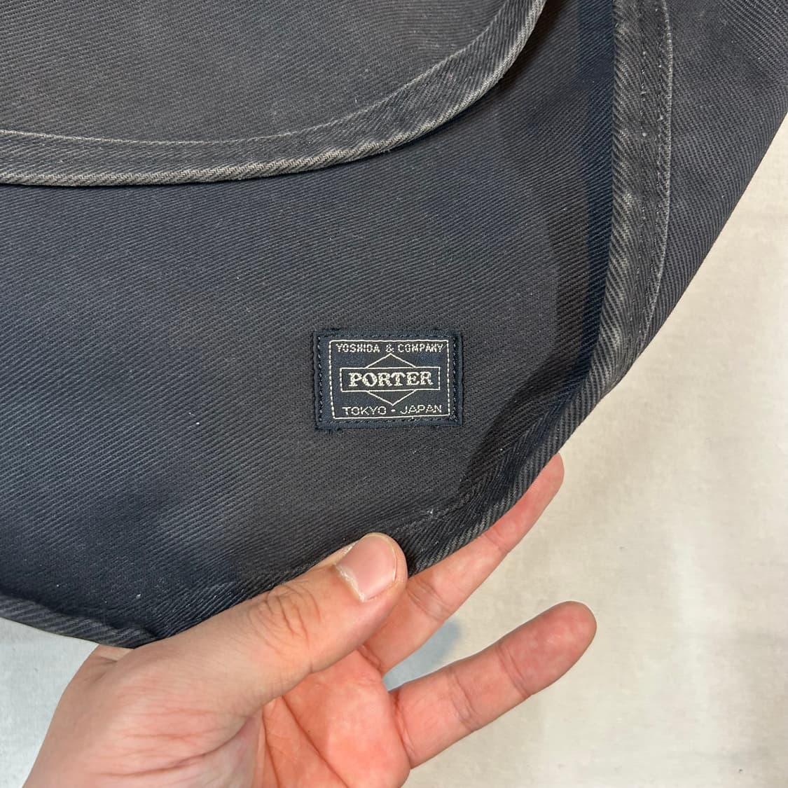 요시다 포터 스테인 블랙 메신저백 가방 숄더백 크로스백 W33 상품이미지2