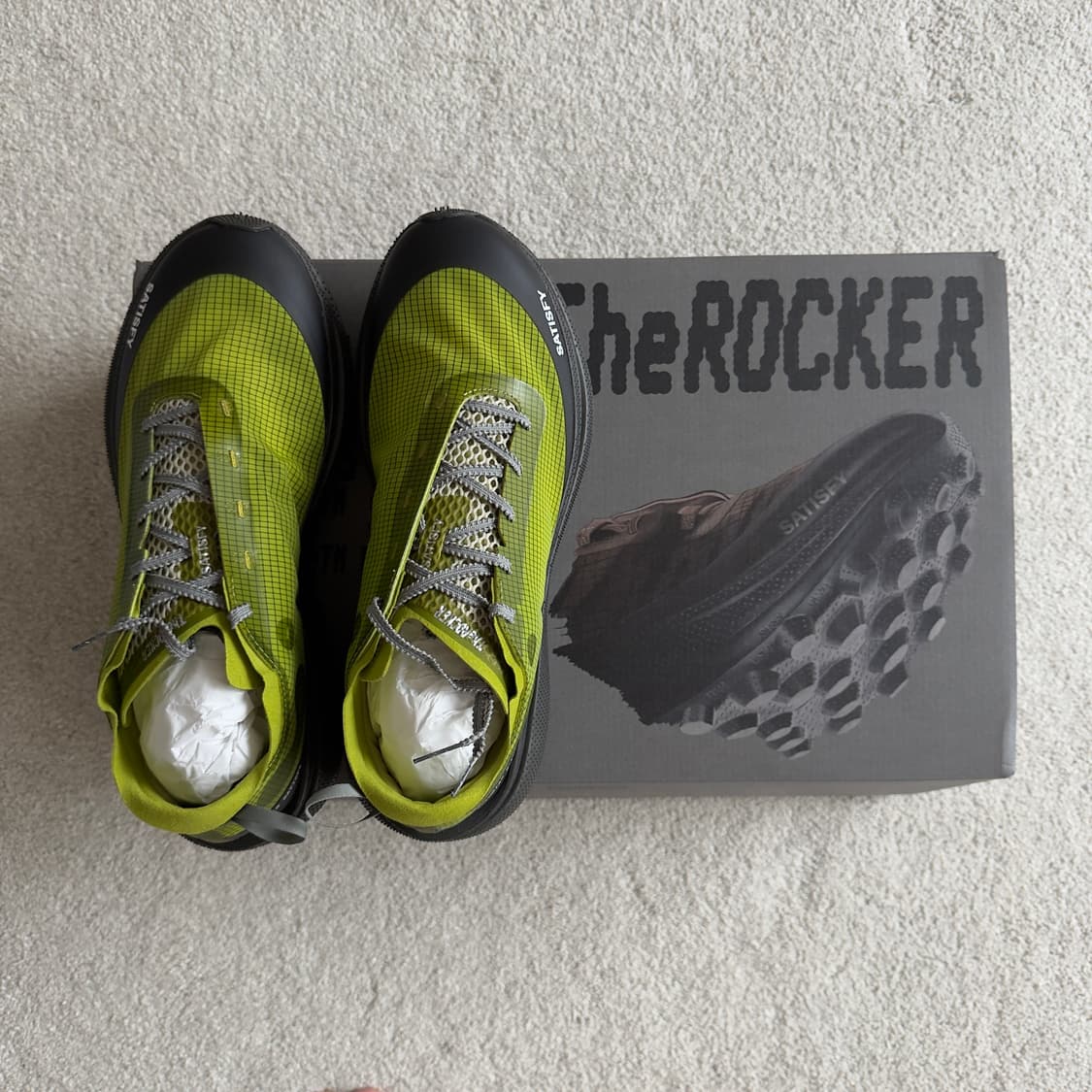 새티스파이 더라커 러닝화 그린 280 사이즈 therocker 상품이미지2