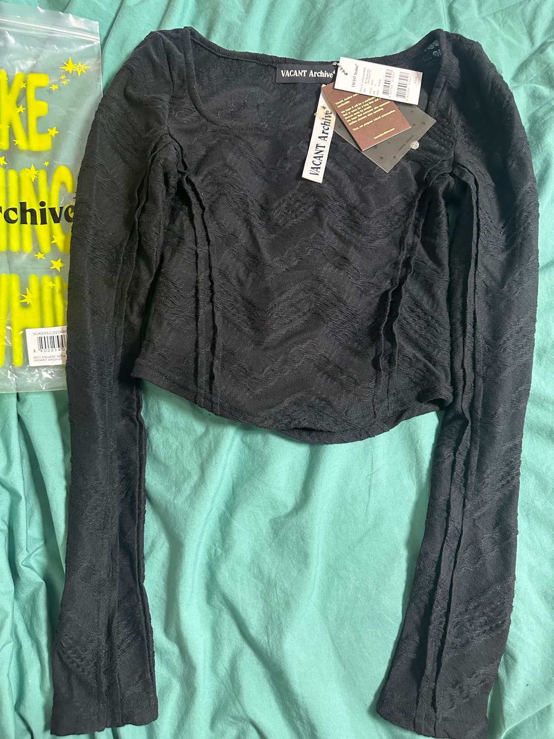 베이컨트 아카이브 스퀘어넥 긴팔 티셔츠(새상품) 상품이미지1