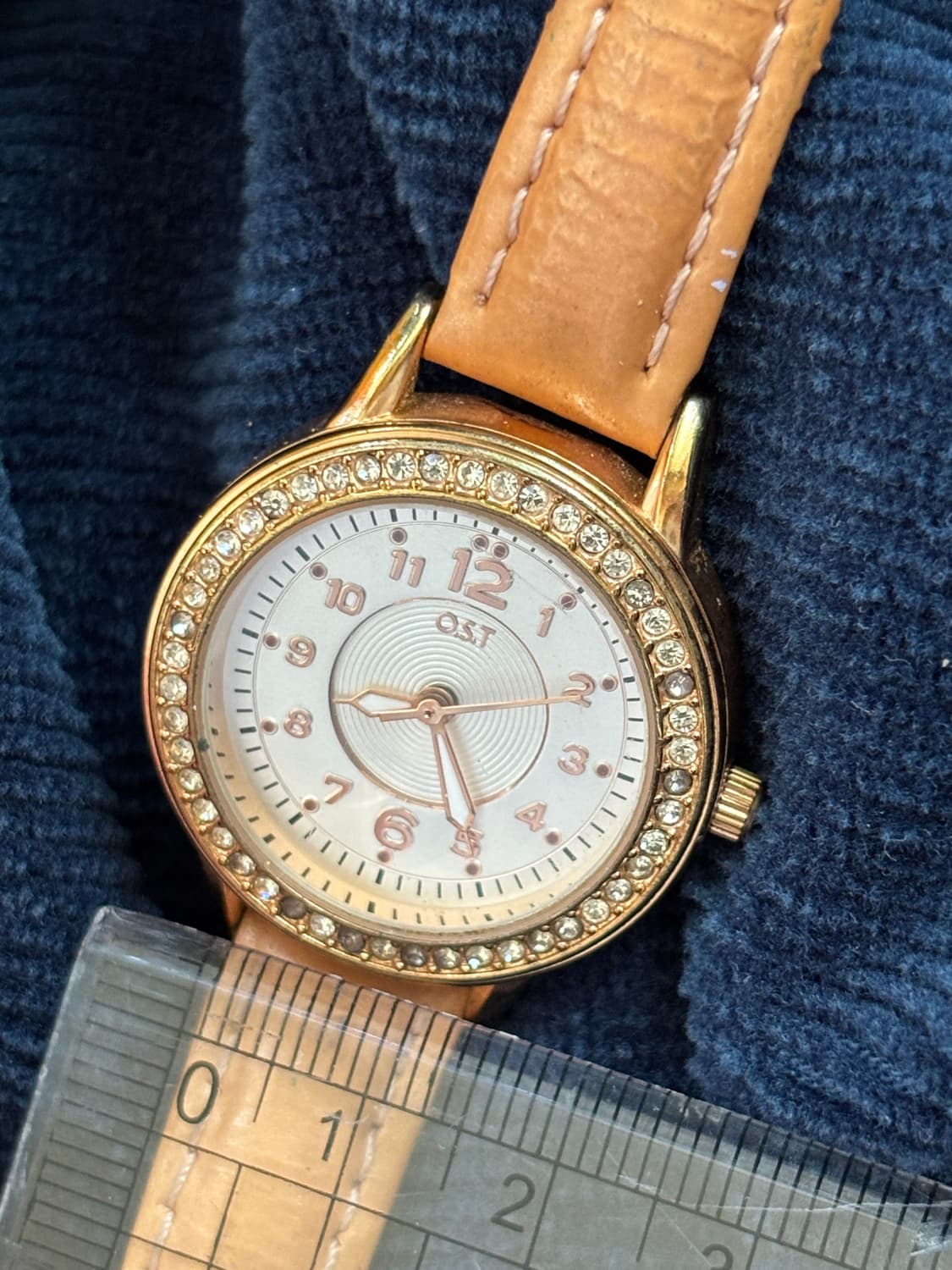 vintage ost leather band watch 상품이미지3