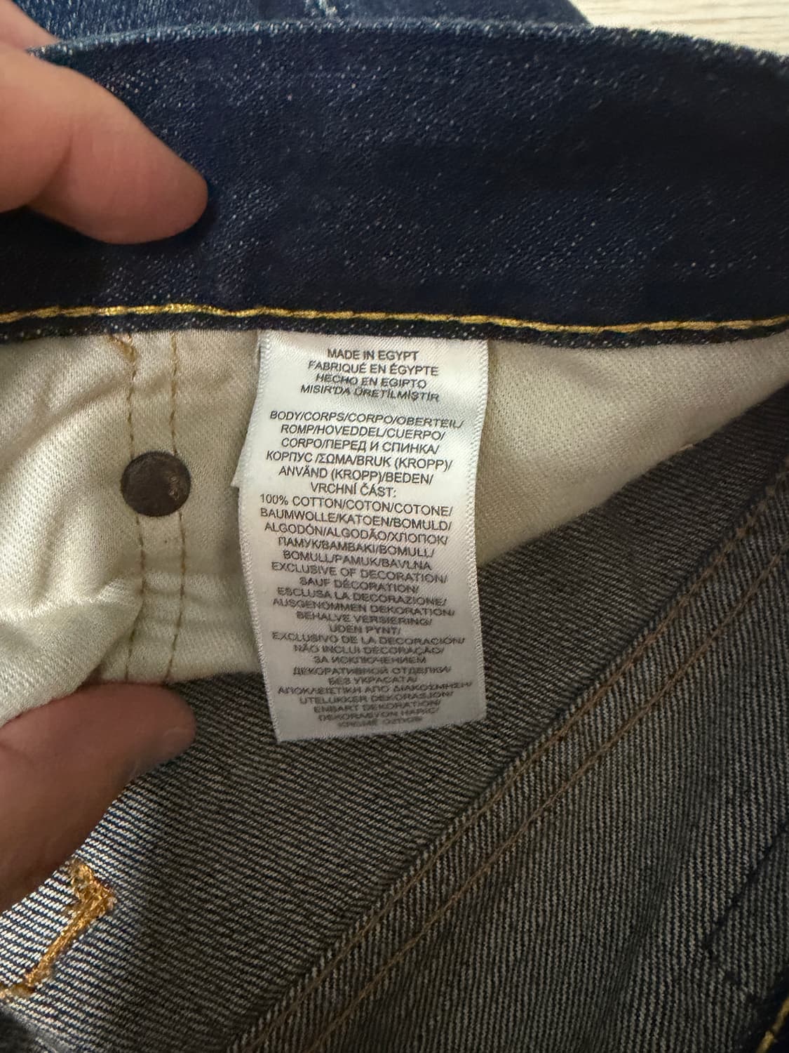 폴로 랄프로렌 클래식 핏 청바지(미착용, 33/30) 상품이미지3