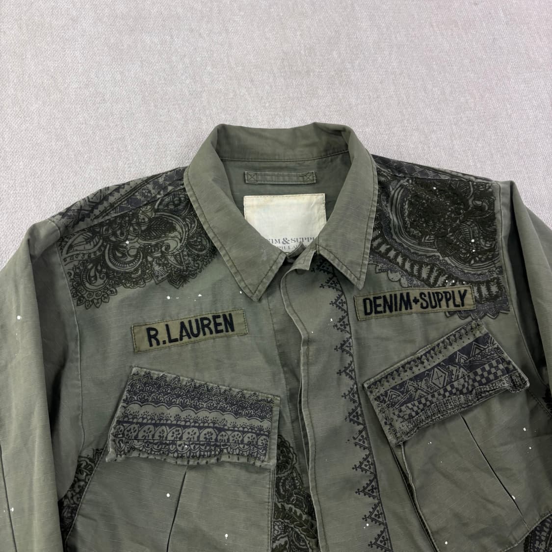 100 폴로 랄프로렌 데님 서플라이 정글 퍼티그 자켓 상품이미지3
