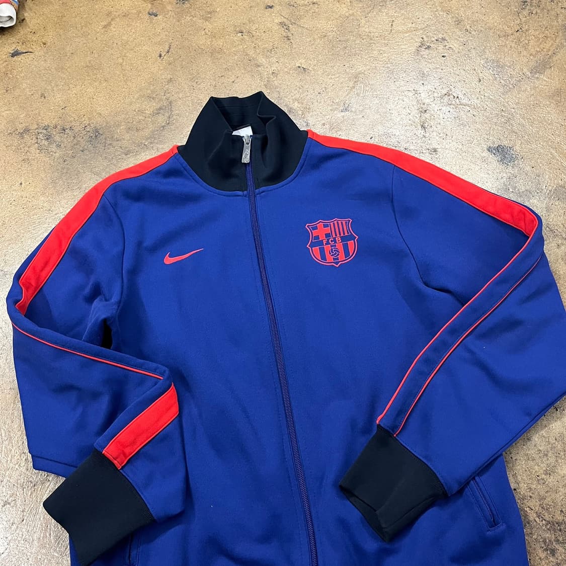 [정품/L] 나이키 FC 바르셀로나 트랙탑 져지 자켓 블루 b10 상품이미지1
