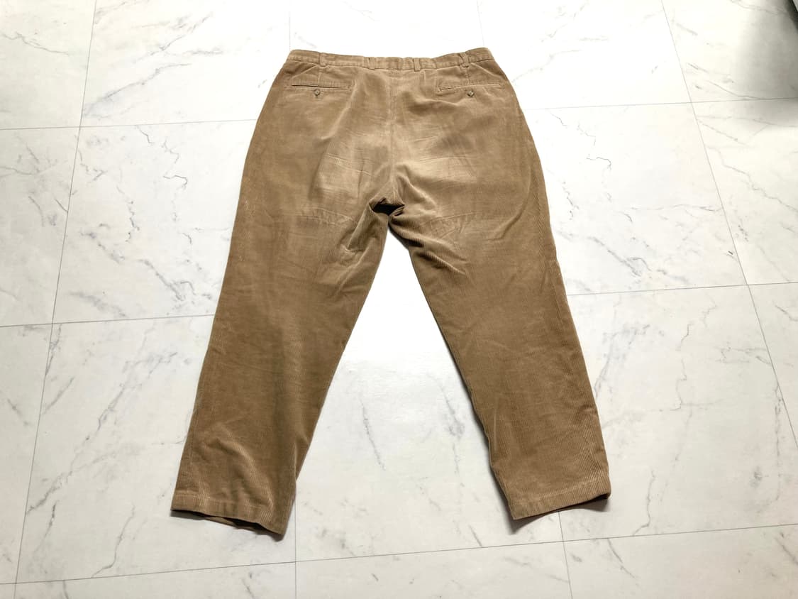 90s 입생로랑 옴므 투턱 코듀로이 팬츠 36-38 상품이미지2