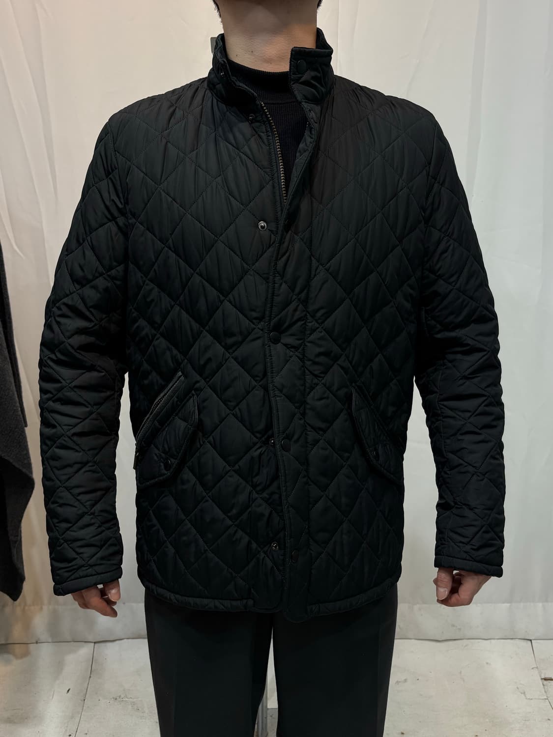 바버 퀼팅 자켓 M 상품이미지3