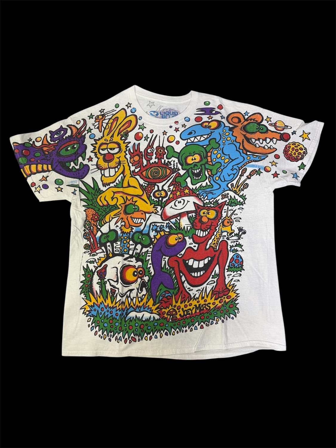 조이마스 joey mars 리퀴드블루 zidzoii 티셔츠 XL 상품이미지1