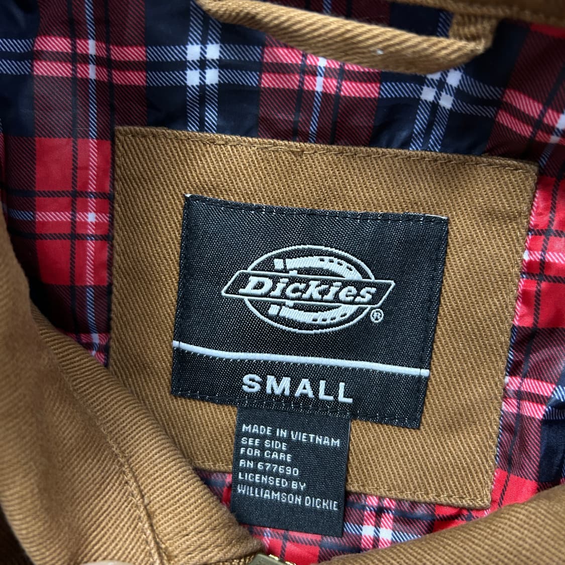 디키즈 브라운 패치 워크자켓(S) 상품이미지2