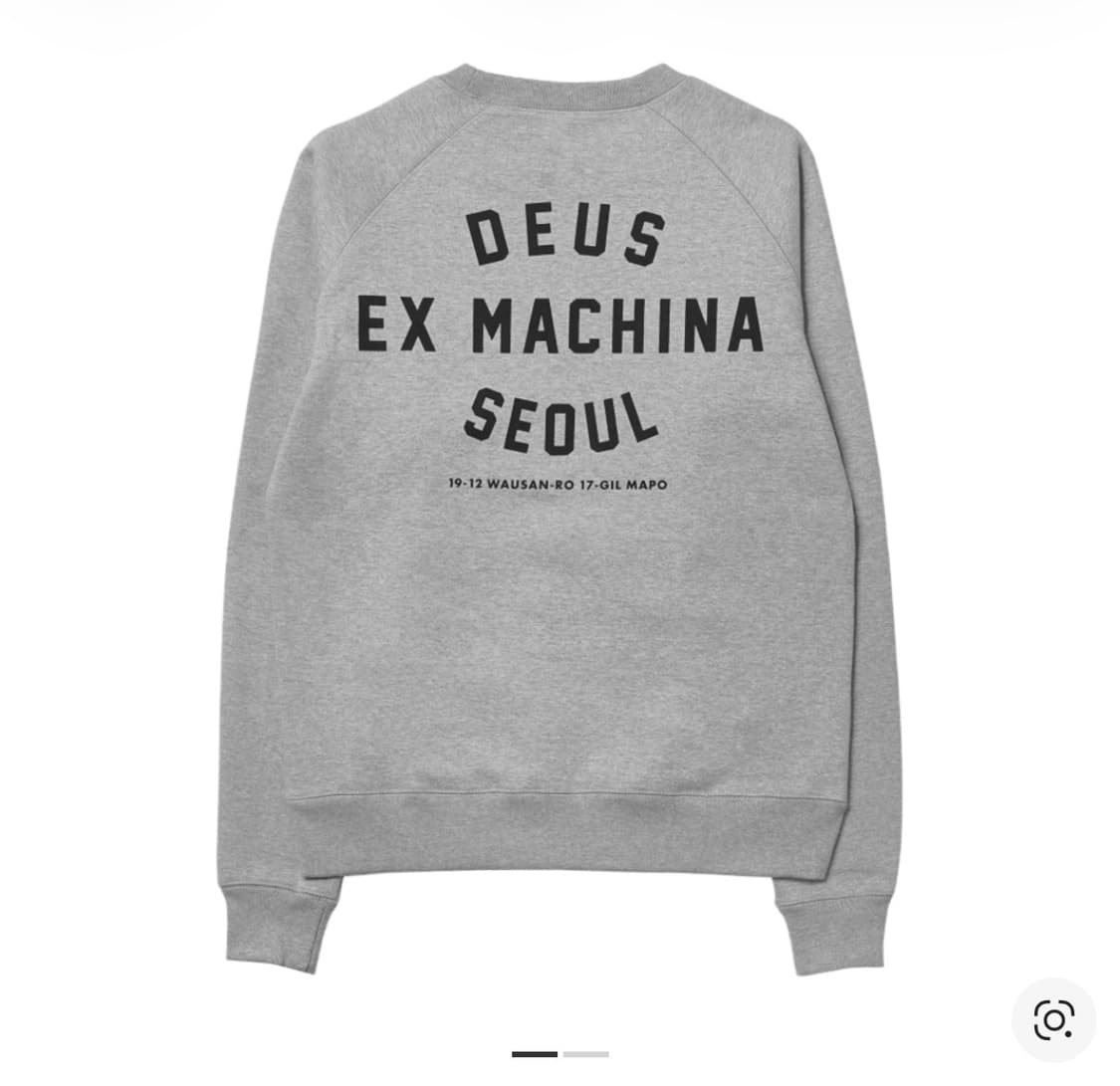 데우스 엑스 마키나 서울 맨투맨 그레이 상품이미지1