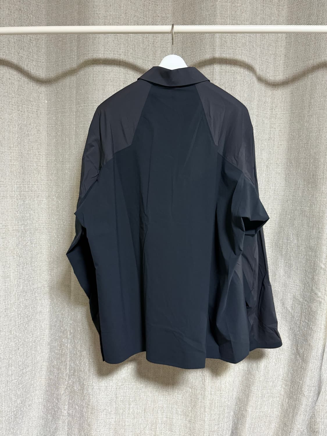 [L] 베일런스 페르마 자켓 셔츠 블랙 상품이미지5