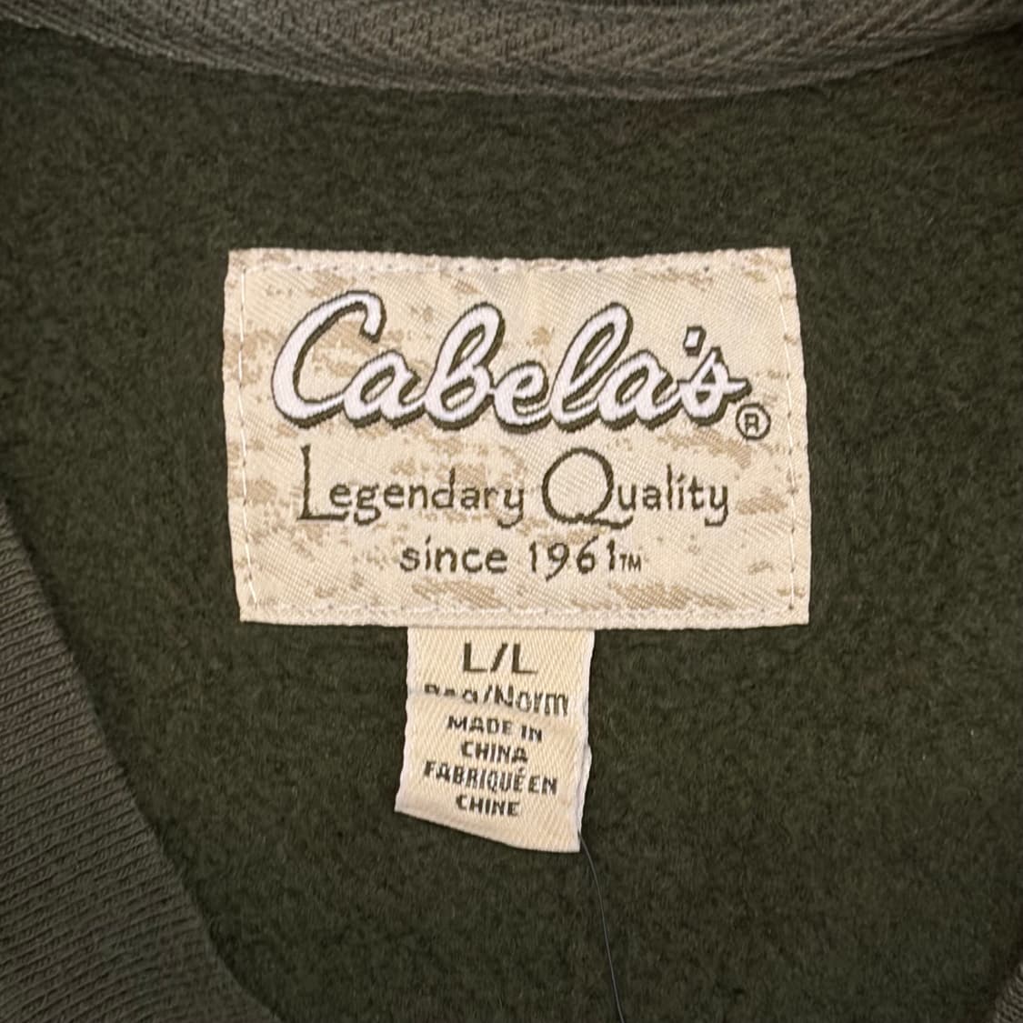 00s USA 빈티지 카벨라스 리얼트리 헌팅 헨리넥 긴팔티 상품이미지6