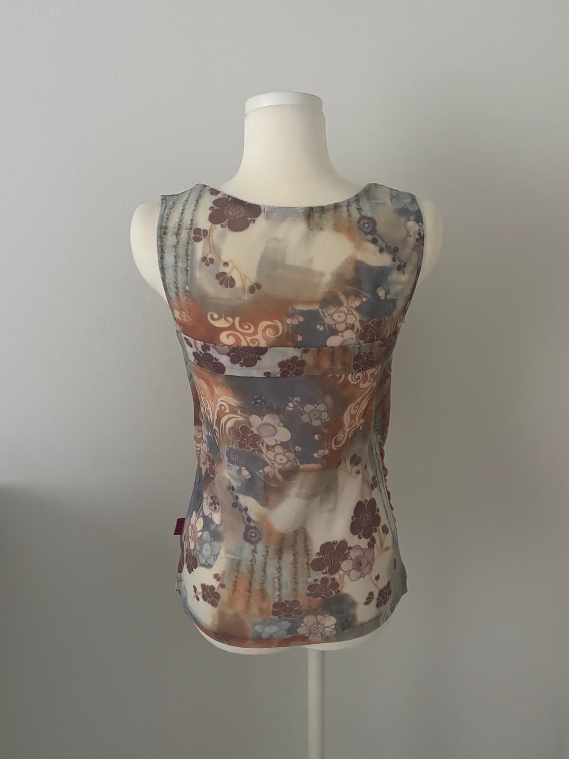 [ZAX] 일본 빈티지 오리엔탈 동양풍 치파오 슬리브리스 상품이미지2