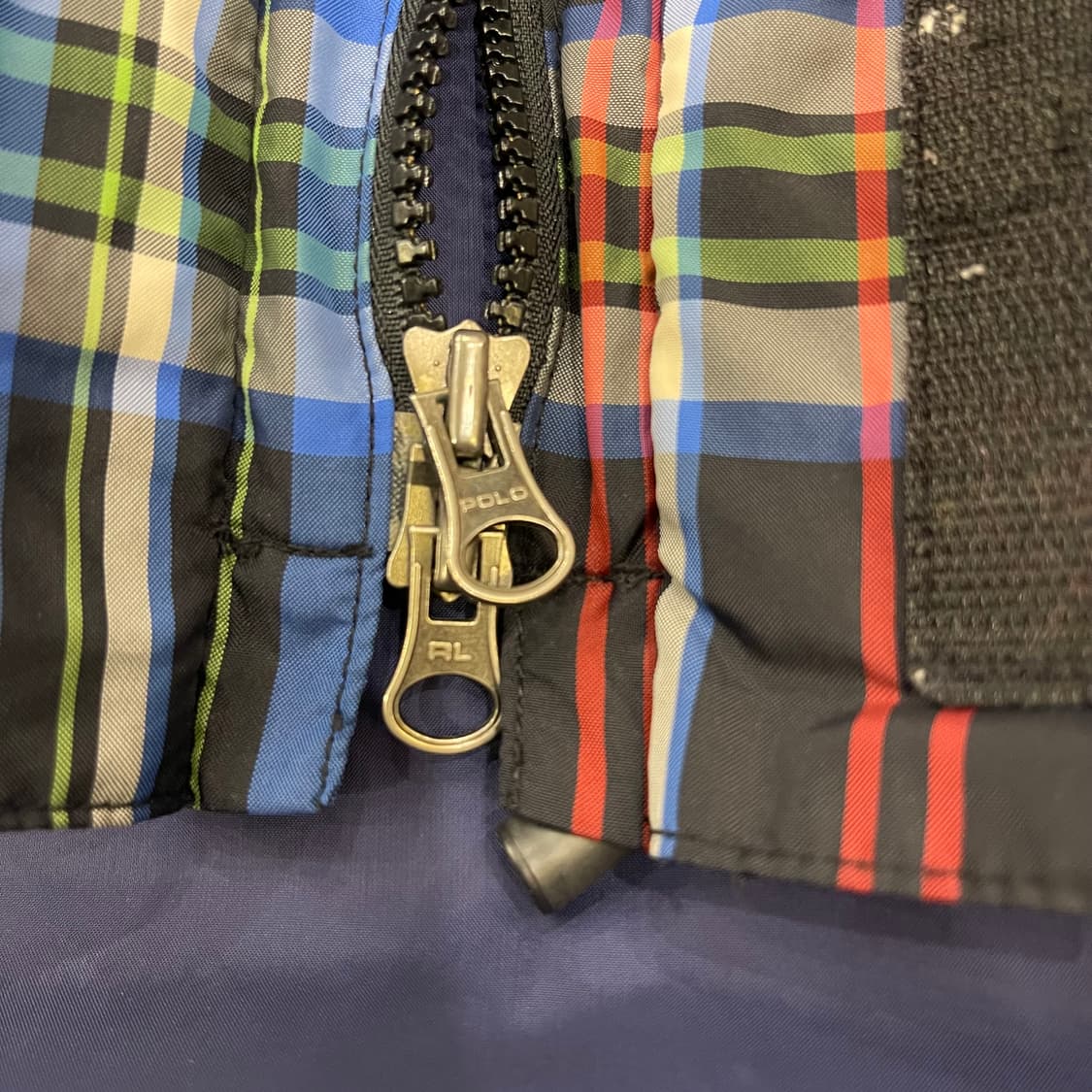 90's POLO sport  타탄 체크 후드 자켓 상품이미지7