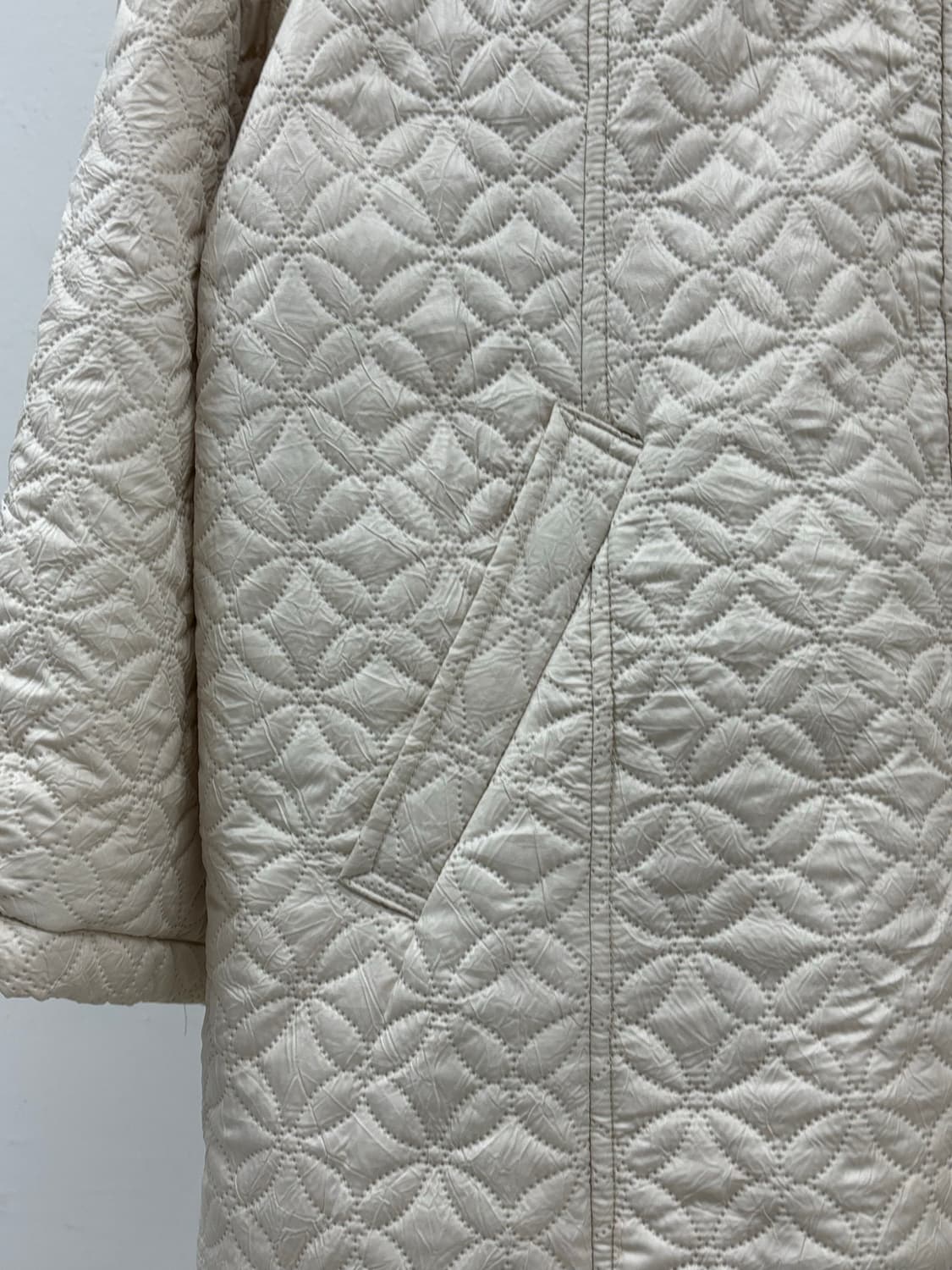 빈티지 아이보리 퀄팅 점퍼 상품이미지7